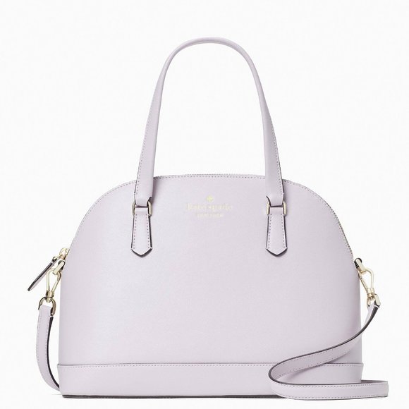 New Kate Spade Sadie Dome Satchel Leather Lilac Moonlight Bags